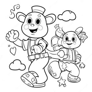 Spannende Rode Lint Week Parade Kleurplaat 81057-22871