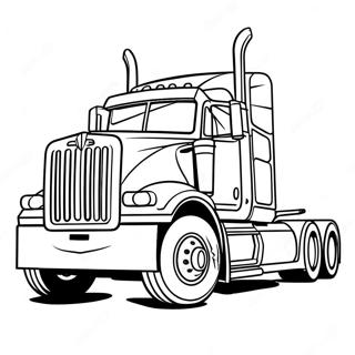 Vrachtwagen Kleurplaat 81157-22935
