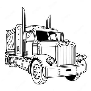 Vintage Vrachtwagen Met Klassiek Ontwerp Kleurplaat 81160-22948