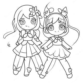 Sprankelende Glitter Force Team Kleurplaat 81185-22962