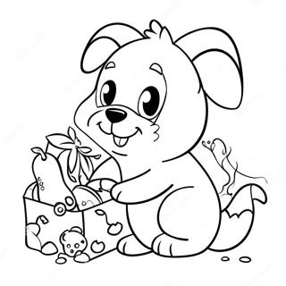 Schattige Dieren Recycling Kleurplaat 81393-23131