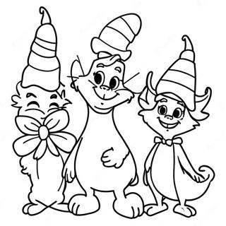 Vrolijke Whoville Personages Kleurplaat 81493-23197