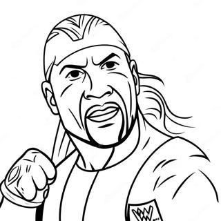Wwe Superstars In Actie Kleurplaat 81595-23277