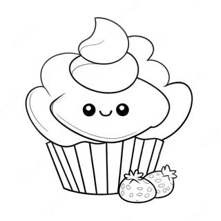 Bluey Muffin Kleurplaten