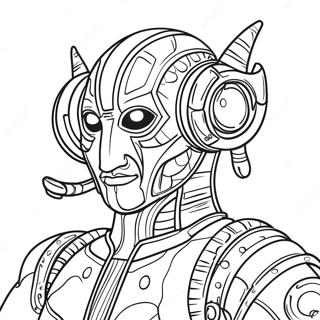 Titan Speakerman Met Kleurrijke Achtergrond Kleurplaat 81830-23469