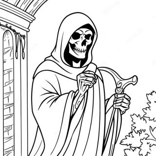 Grim Reaper Kleurplaten