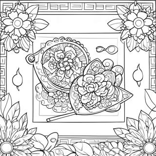 Gelukkige Rode Enveloppen Kleurplaat 81958-23566