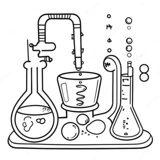 Leuke Scheikunde Laboratorium Kleurplaat 82085-23657