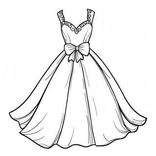 Elegante Jurk Kleurplaat 82319-23877