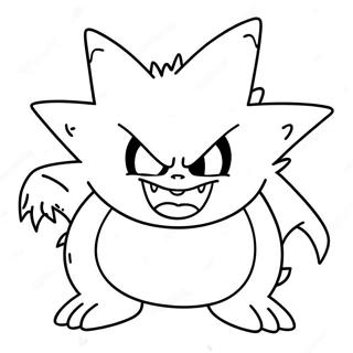 Gigantamax Gengar Kleurplaat 82626 24115