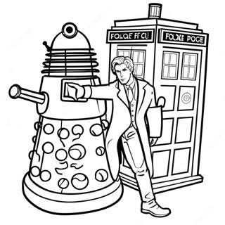 Avontuurlijke Dr Who Kleurplaat 82700-24167