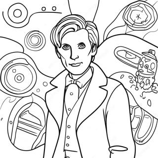 Avontuurlijke Dr Who Kleurplaat 82700-24168