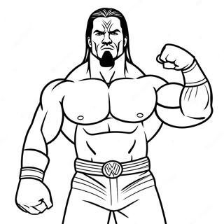 Wwe Superstar Actiehouding Kleurplaat 82985 24387
