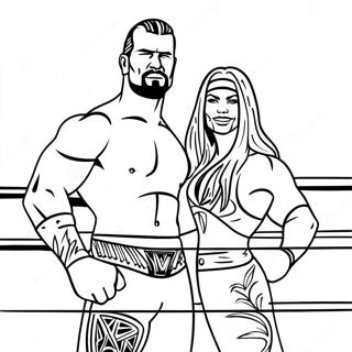 Wwe Kampioenschapswedstrijd Kleurplaat 82986 24389