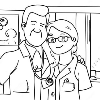 Zorgzame Dokter Kleurplaat 83116-24499