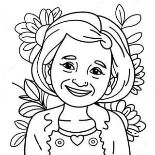 Vrolijke Gelukkige Moederdag Oma Kleurplaat 83294 24639