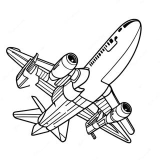 Air Force 1 In Actie Kleurplaat 83729-24978