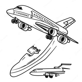 Air Force 1 In Actie Kleurplaat 83729-24979