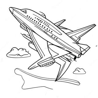 Air Force 1 In Actie Kleurplaat 83729-24980