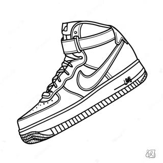 Stijlvolle Air Force 1 Kleurplaat 83730-24981