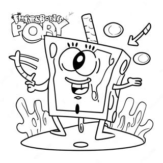 Gary Spongebob Kleurplaten