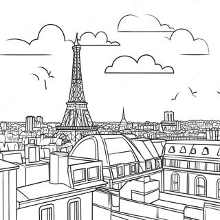 Parijs Kleurplaten