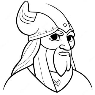 Minnesota Vikings Mascotte Kleurplaat 83908 25115