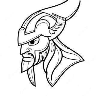 Minnesota Vikings Mascotte Kleurplaat 83908 25116