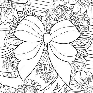 Fijne Boog Met Bloemen Kleurplaat 84780-25801