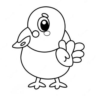 Schattige Duif Mo Willems Kleurplaat 84828 25831