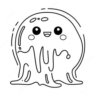 Gloeiend Neon Slijm Kleurplaat 84879-25954