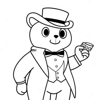 Tuxedo Sam Kleurplaat 84903-25887