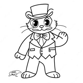 Tuxedo Sam Kleurplaat 84903-25888