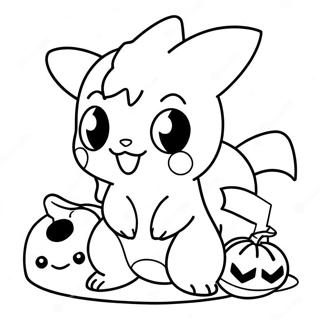 Pokemon Halloween Kleurplaat 84929-25906