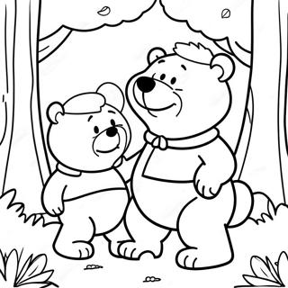 Berenstain Bears In Het Bos Kleurplaat 85035 26087