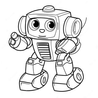 Avontuurlijke Redder Bot Kleurplaat 85086 26125