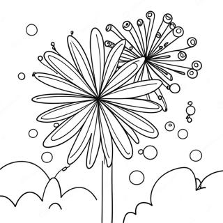 Feestelijk Vuurwerk Viering Kleurplaat 85162-26183