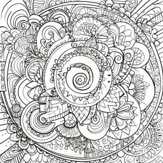 Intricate Mandala Cirkels Kleurplaat 85547-26484