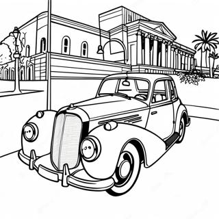 Klassieke Mercedes Auto Kleurplaat 85879-26732