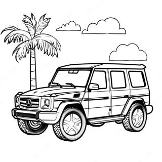 Luxe Mercedes Suv Kleurplaat 85882-26742