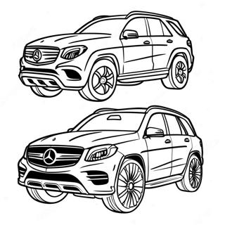 Luxe Mercedes Suv Kleurplaat 85882-26743