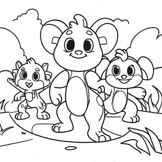 Krew Avontuur Kleurplaat 85906 26758