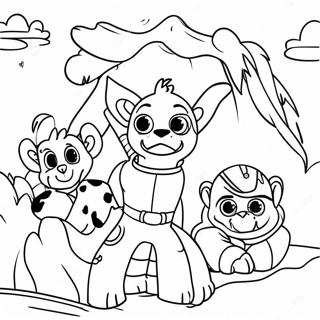 Krew Avontuur Kleurplaat 85906 26759