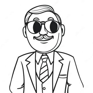 Speakerman Kleurplaten