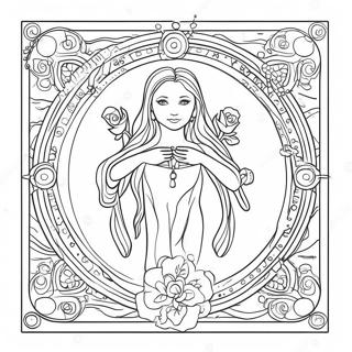 Mystieke Tarotkaart Kleurplaat 86109 26912