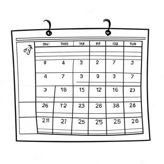 Kalender Kleurplaten