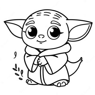 Baby Yoda Kleurplaten