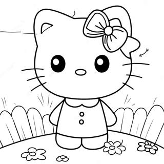 Schattige Hallo Kitty En Beste Daniel Kleurplaat 86568-27275