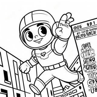 Kid Danger Redt De Dag Kleurplaat 87006 27617