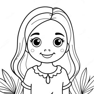 Schattig Voor Meisjes Kleurplaat 87029-27632